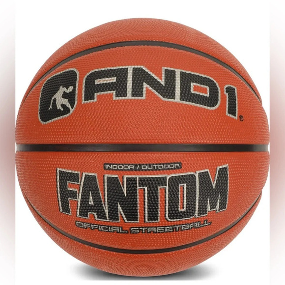 NWT AND1 Fantom Rubber Basketball: Official Regulation Size 7 - Picture 1 of 3